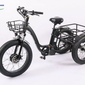 front drive electric tricycle